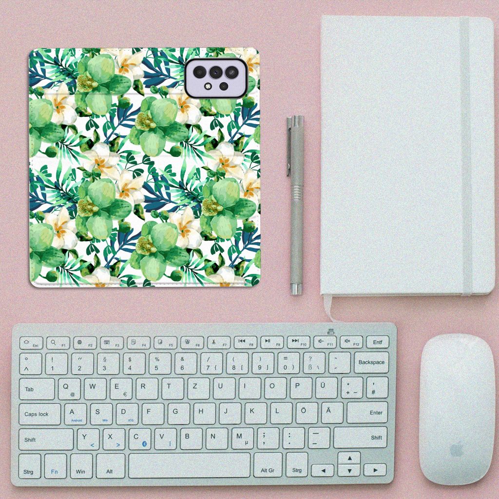 Samsung Galaxy A33 5G Smart Cover Orchidee Groen - B2C Telecom