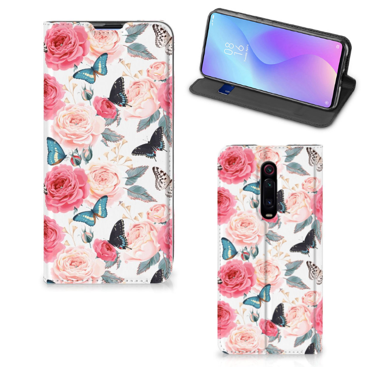 Xiaomi Redmi K20 Pro Smart Cover Butterfly Roses - B2C Telecom