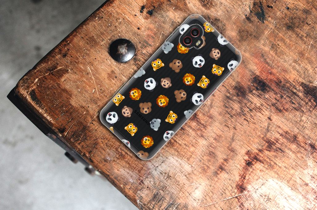 TPU bumper voor Samsung Galaxy Xcover 6 Pro Dieren Emojis B2C Telecom