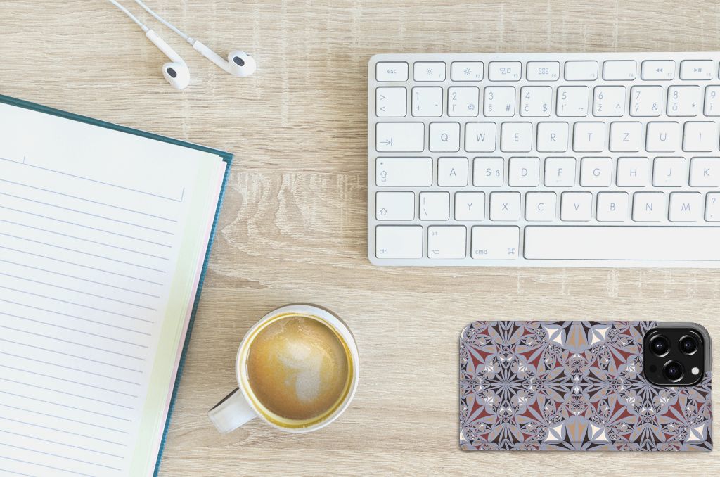 iPhone 13 Pro Max Standcase Flower Tiles - B2C Telecom