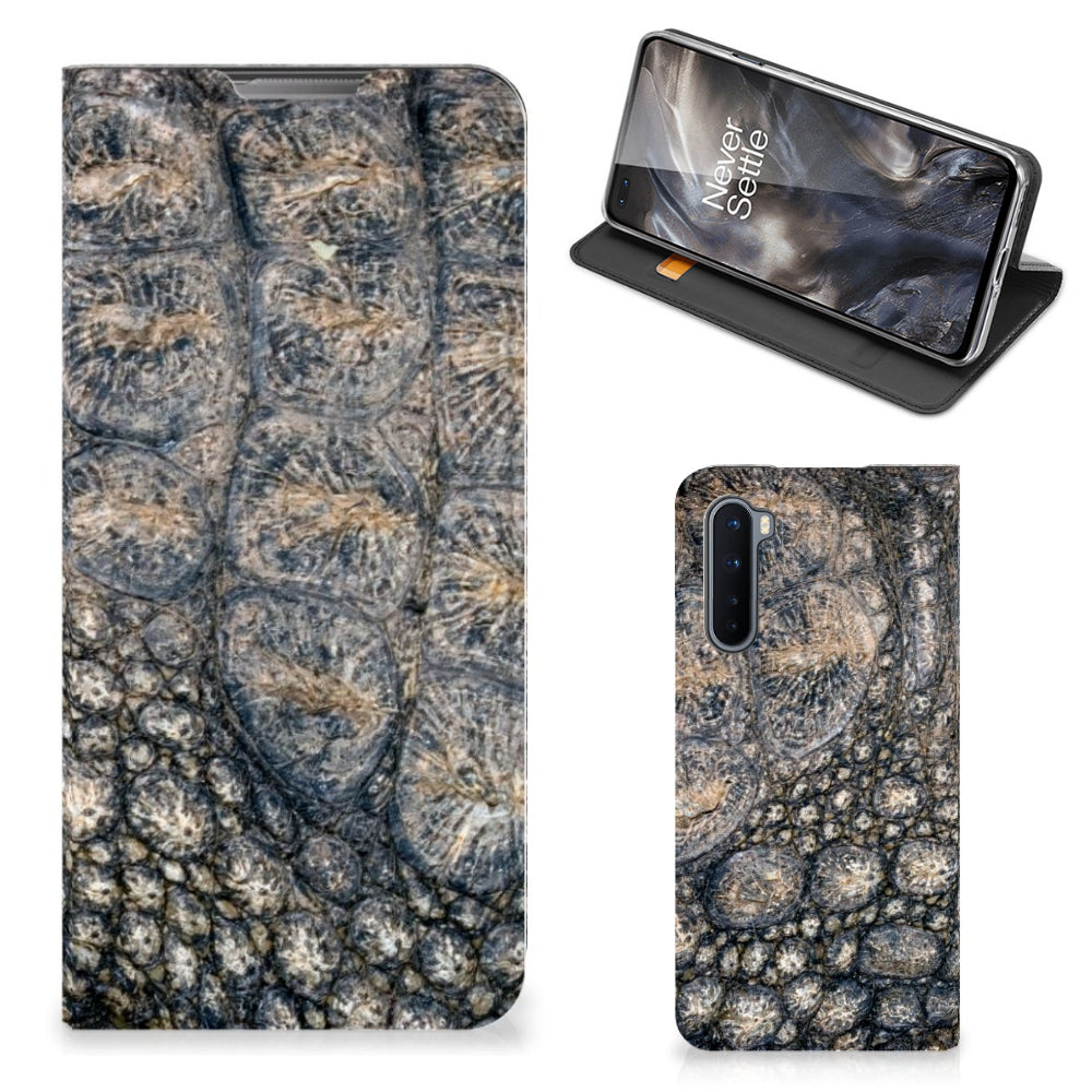 OnePlus Nord Hoesje maken Krokodillenprint