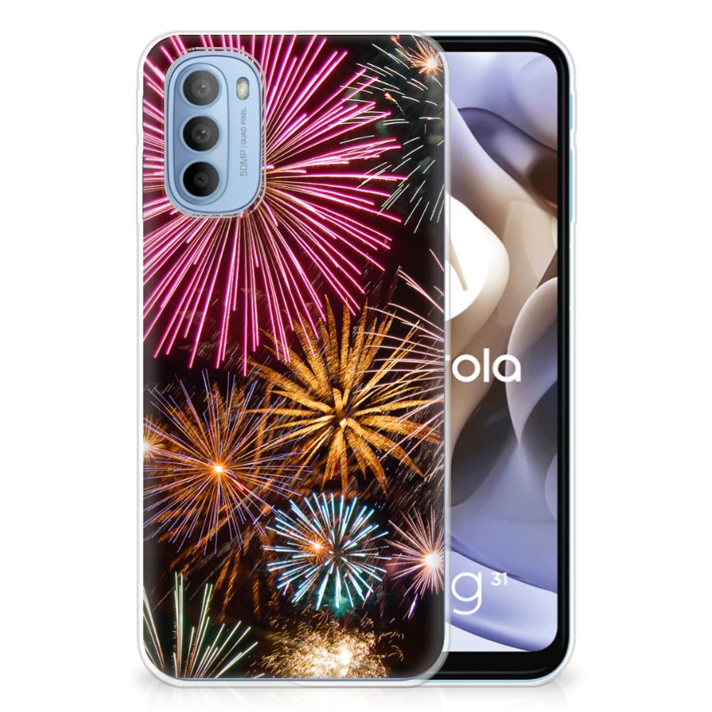 Motorola Moto G31 | G41 Silicone Back Cover Vuurwerk B2C Telecom