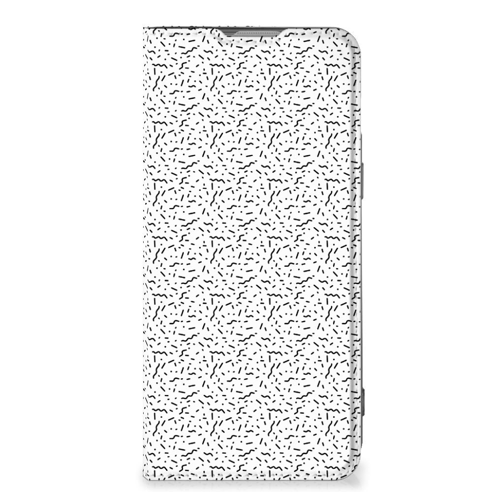 OnePlus Nord 2T Hoesje met Magneet Stripes Dots - B2C Telecom