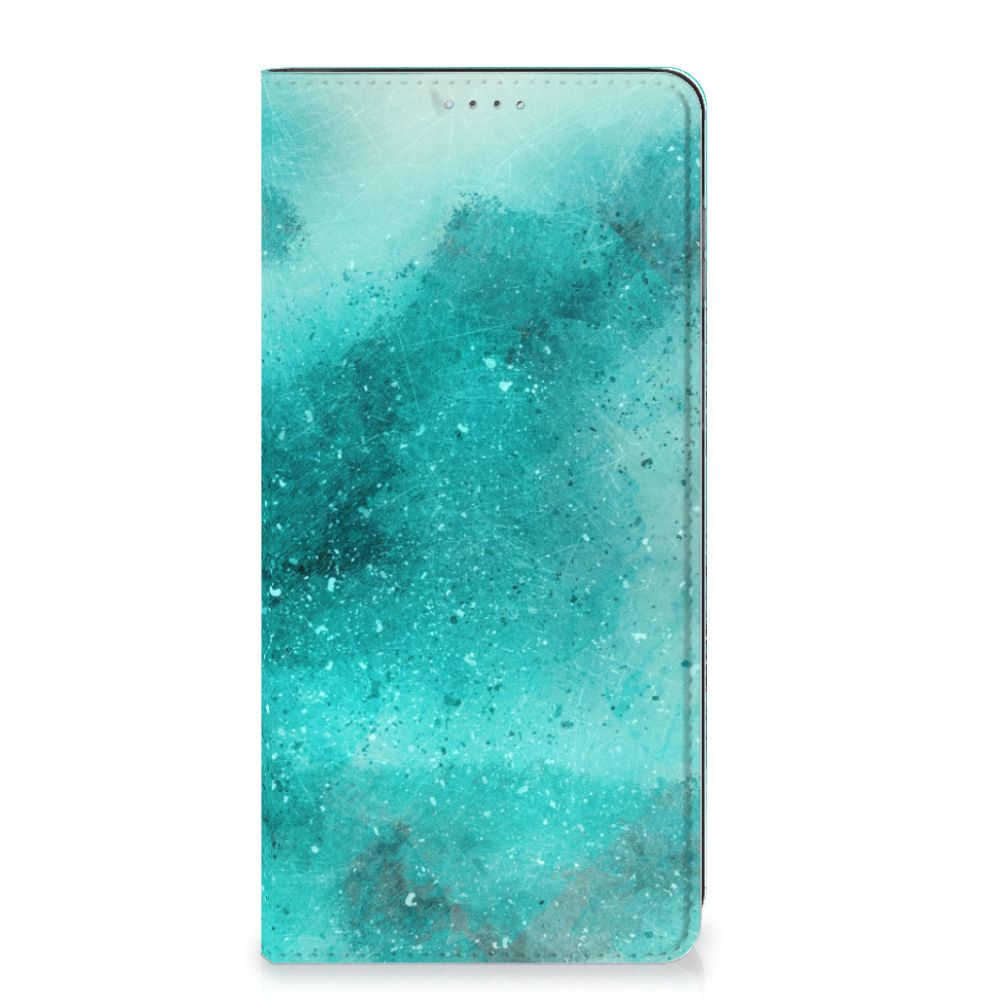 Bookcase OPPO A17 Painting Blue - B2C Telecom