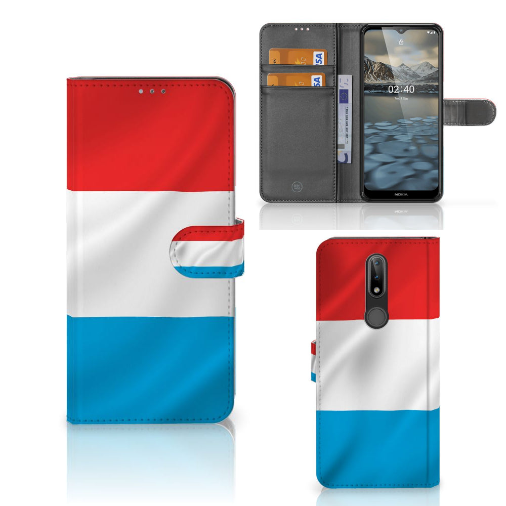 Nokia 2.4 Bookstyle Case Luxemburg