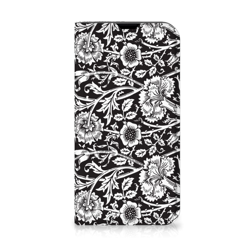 iPhone 13 Mini Smart Cover Black Flowers - B2C Telecom