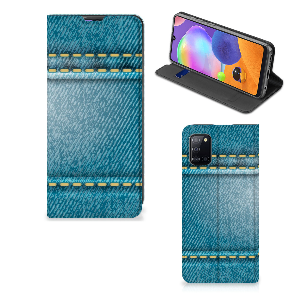 Samsung Galaxy A31 Hippe Standcase Jeans - B2C Telecom