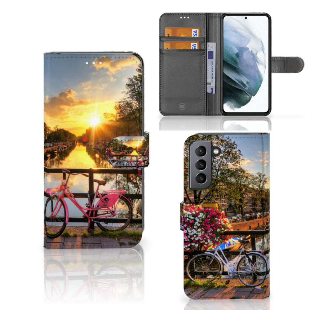 Samsung Galaxy S21 FE Flip Cover Amsterdamse Grachten