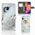 Samsung Galaxy A10 Telefoonhoesje met Pasjes Witte Kat