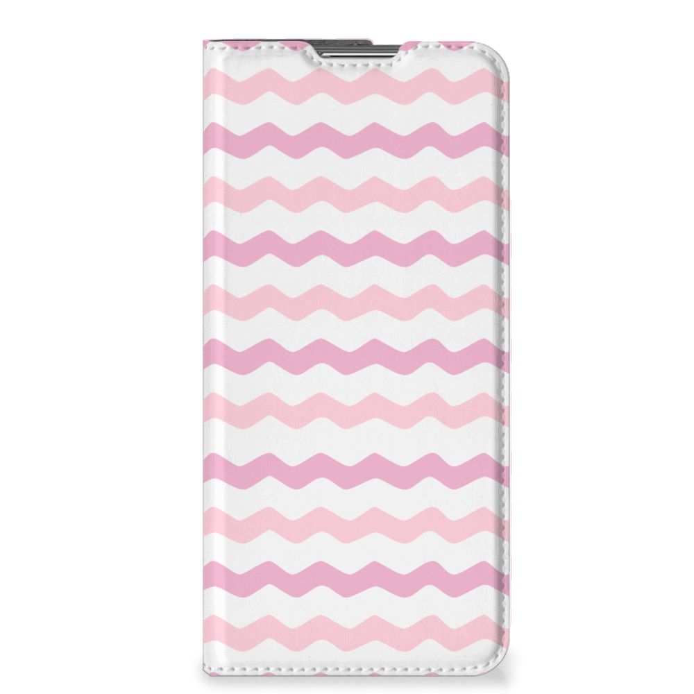 OPPO Find X5 Pro Hoesje met Magneet Waves Roze - B2C Telecom