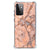 Samsung Galaxy A72 4G/5G Anti-Shock Hoesje Marmer Oranje B2C Telecom