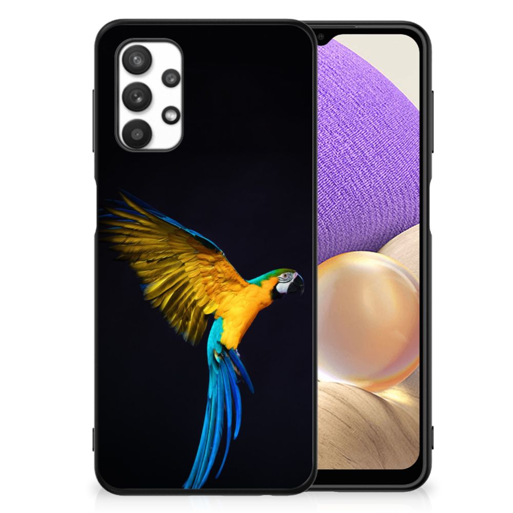 Samsung Galaxy A32 5G Dierenprint Telefoonhoesje Papegaai