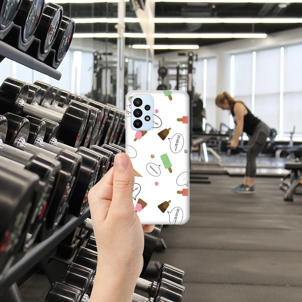Samsung Galaxy A23 Siliconen Case IJsjes B2C Telecom