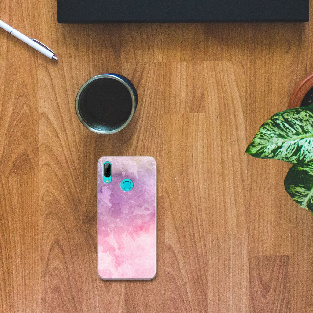 Hoesje maken Huawei P Smart 2019 Pink Purple Paint