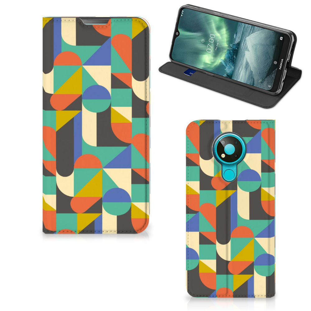 Nokia 3.4 Hoesje met Magneet Funky Retro - B2C Telecom
