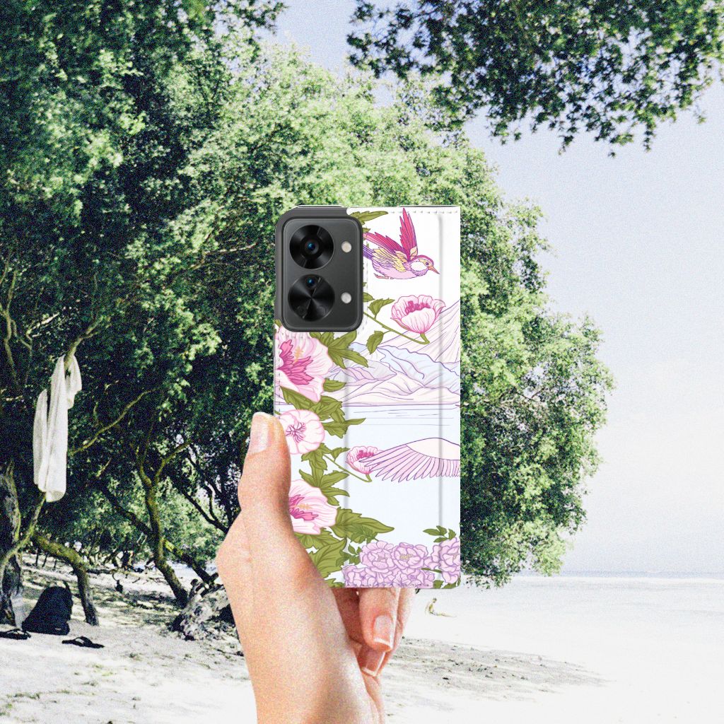OnePlus Nord 2T Hoesje maken Bird Standing - B2C Telecom