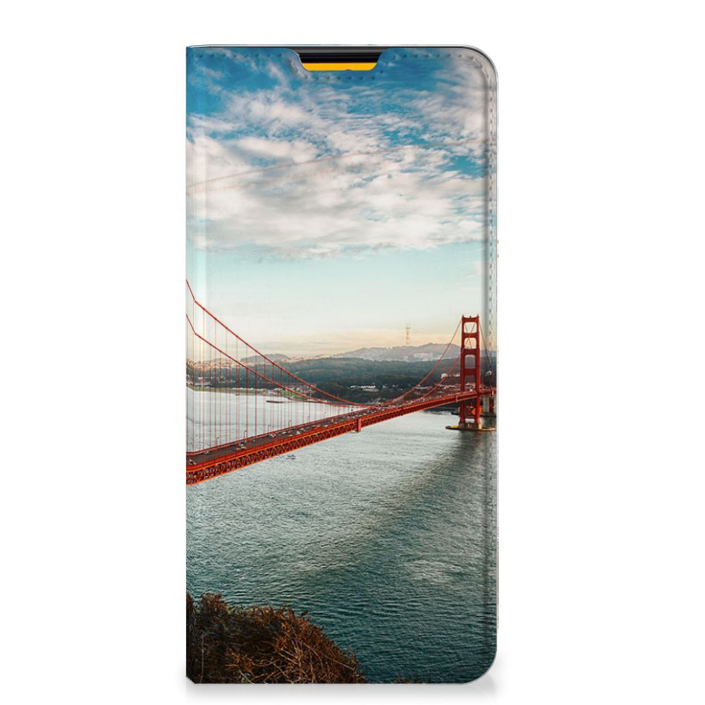 Samsung Galaxy M52 Book Cover Golden Gate Bridge - B2C Telecom