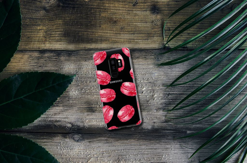 Samsung Galaxy S9 Plus Siliconen Case Pink Macarons