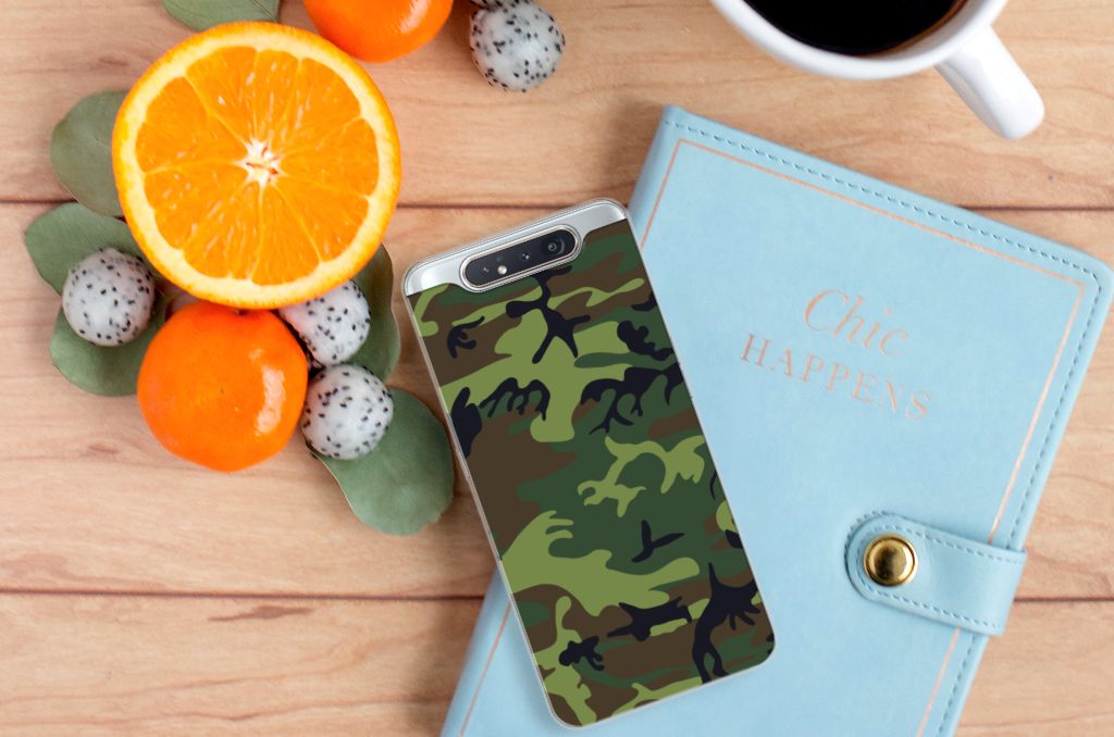Samsung Galaxy A80 TPU bumper Army Dark