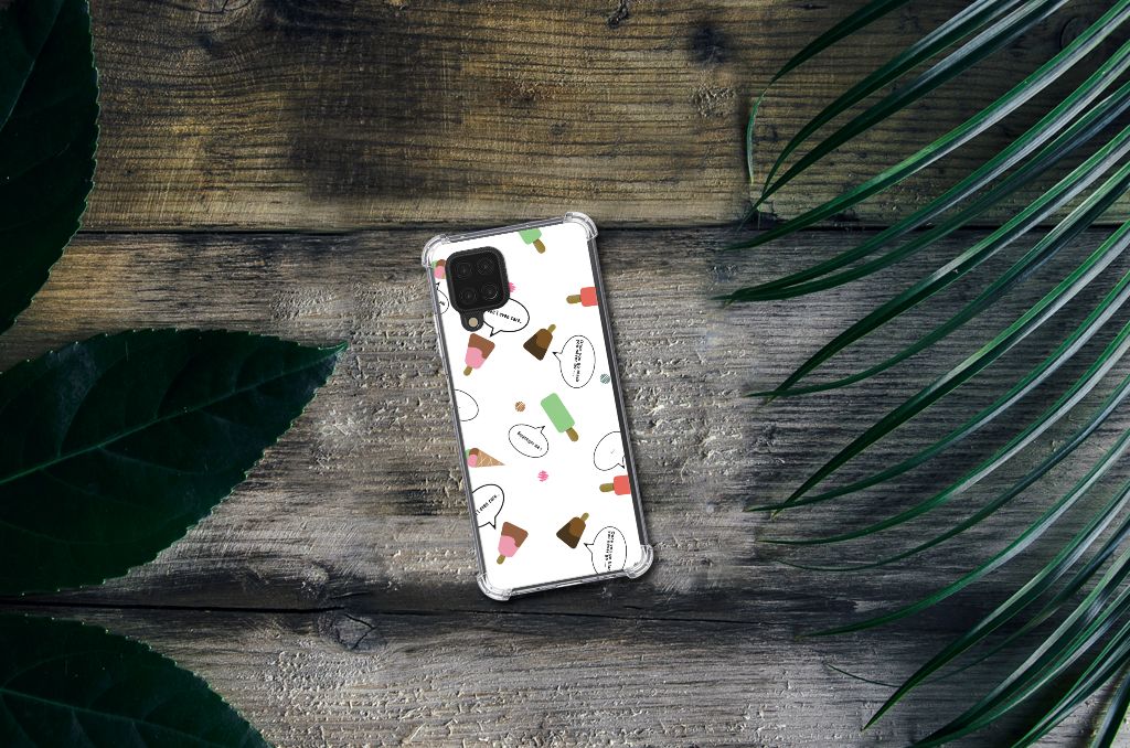 Samsung Galaxy A12 Beschermhoes IJsjes - B2C Telecom