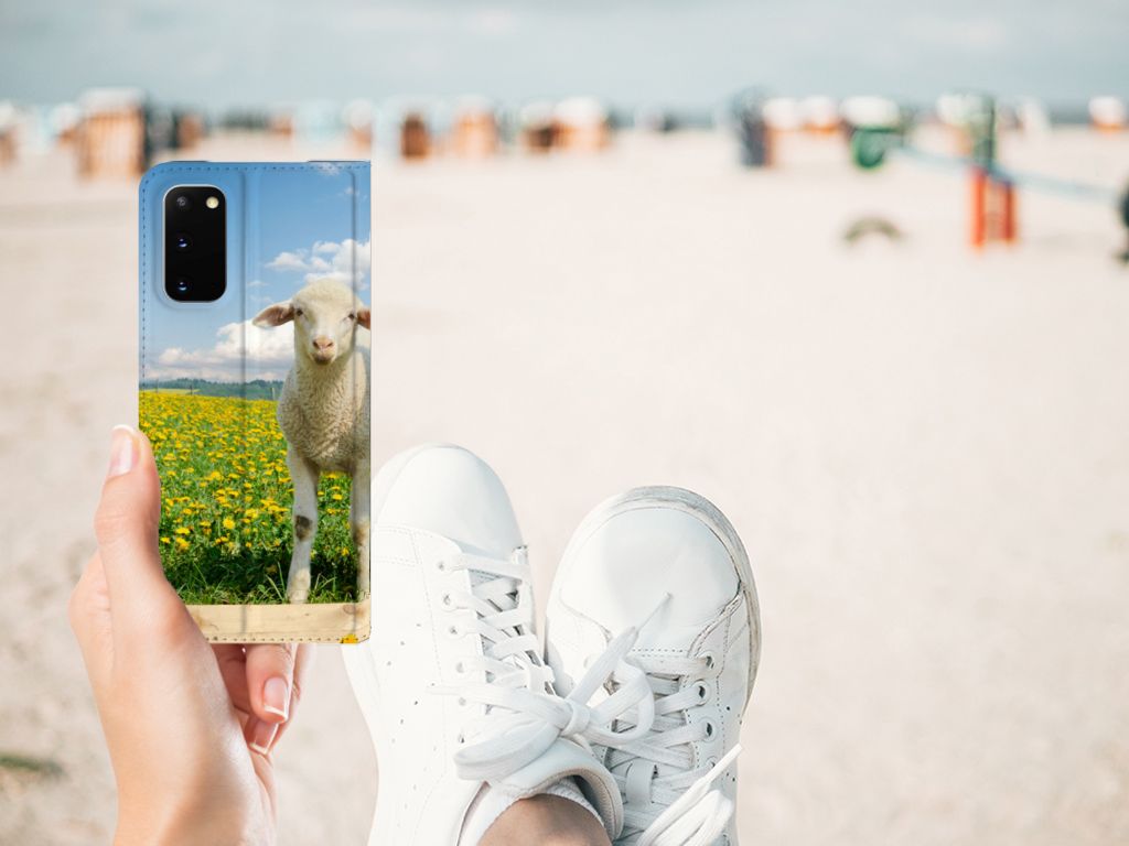 Samsung Galaxy S20 Hoesje maken Schaap en Lammetje