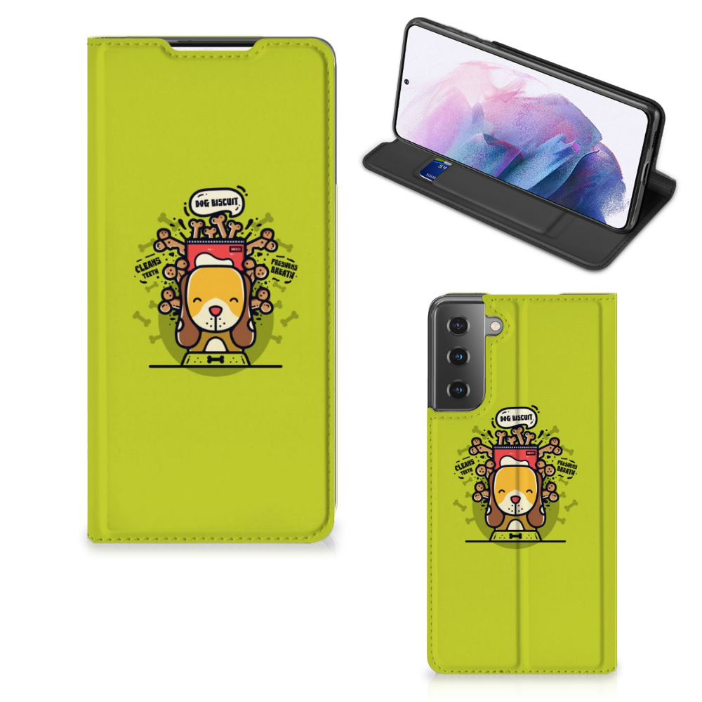 Samsung Galaxy S21 Plus Magnet Case Doggy Biscuit - B2C Telecom