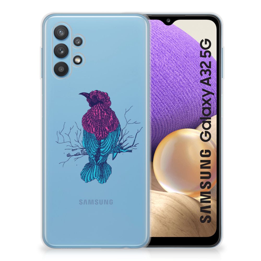 Samsung Galaxy A32 5G Telefoonhoesje met Naam Merel B2C Telecom