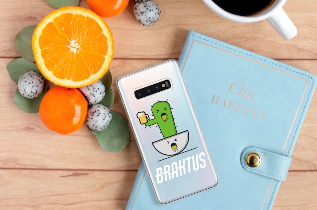 Samsung Galaxy S10 Plus Telefoonhoesje met Naam Braktus