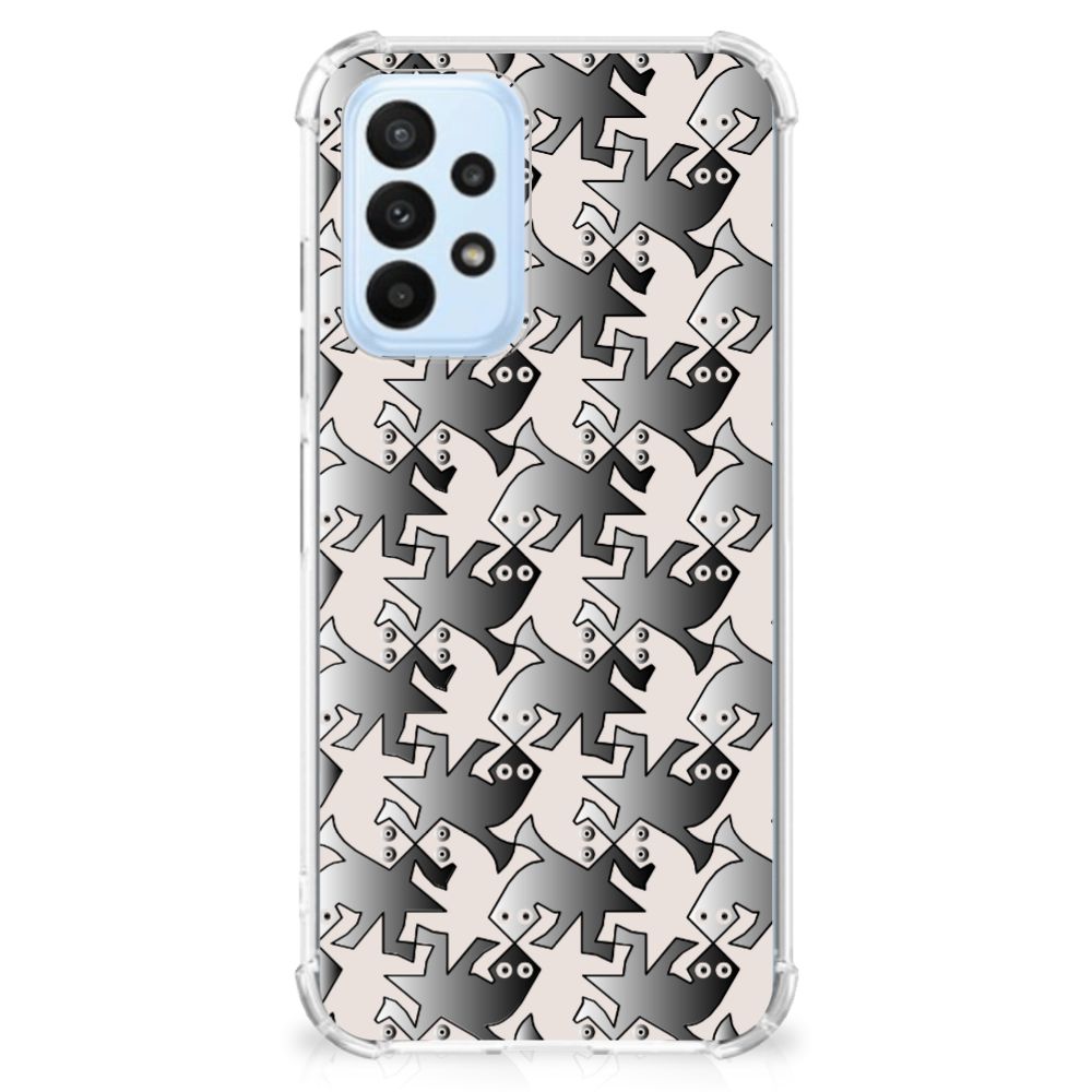 Samsung Galaxy A23 Case Anti-shock Salamander Grey