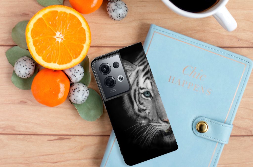 OPPO Reno8 Pro Hoesje maken Tijger - B2C Telecom