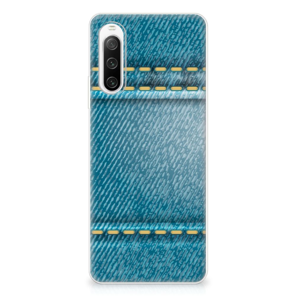Sony Xperia 10 IV Silicone Back Cover Jeans B2C Telecom