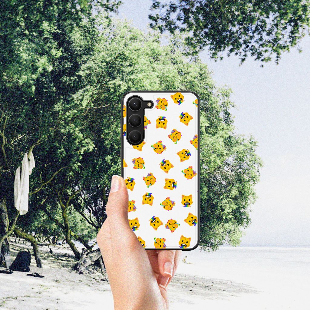 Back Case voor Samsung Galaxy S23 Plus Katten Emojis B2C Telecom
