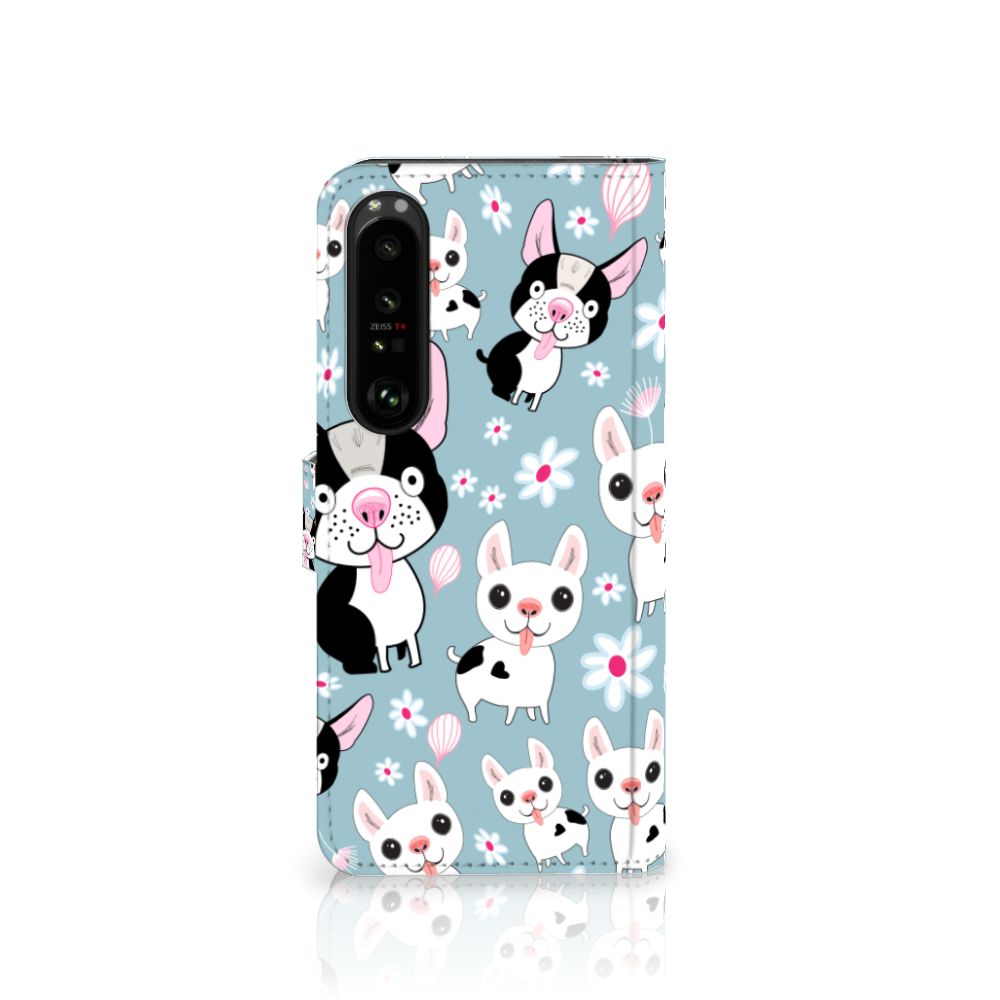 Sony Xperia 1 IV Telefoonhoesje met Pasjes Hondjes