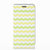 Motorola Moto E5 Play Hoesje met Magneet Waves Yellow