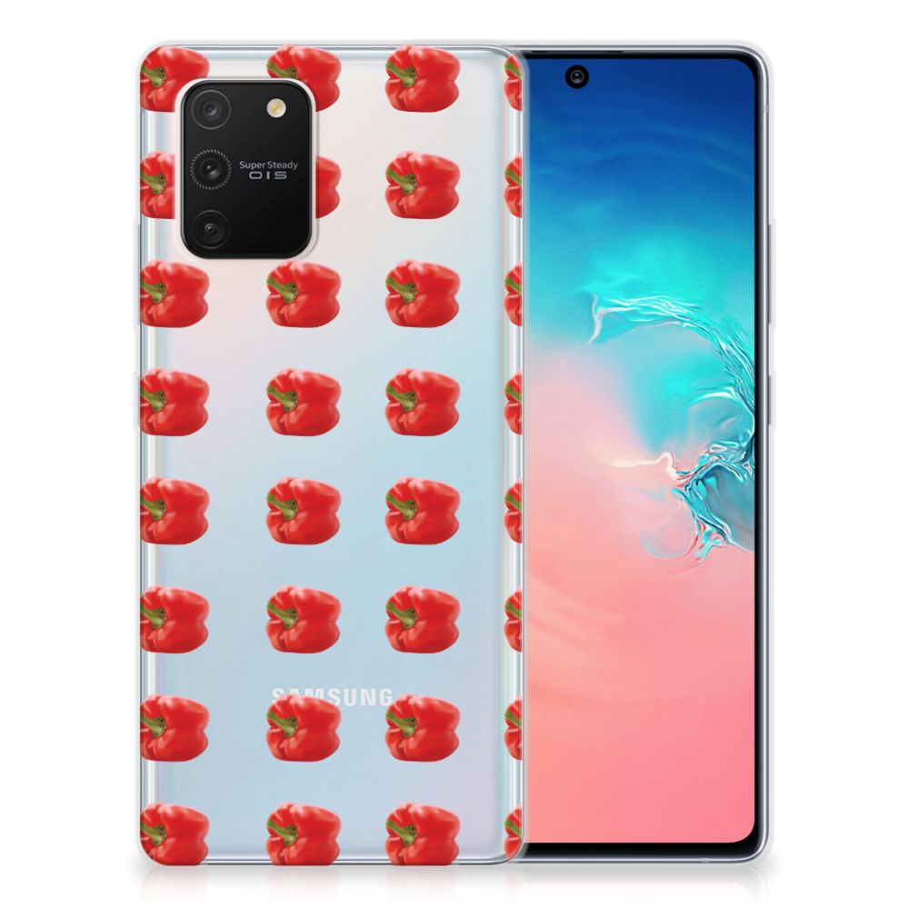 Samsung Galaxy S10 Lite Siliconen Case Paprika Red B2C Telecom