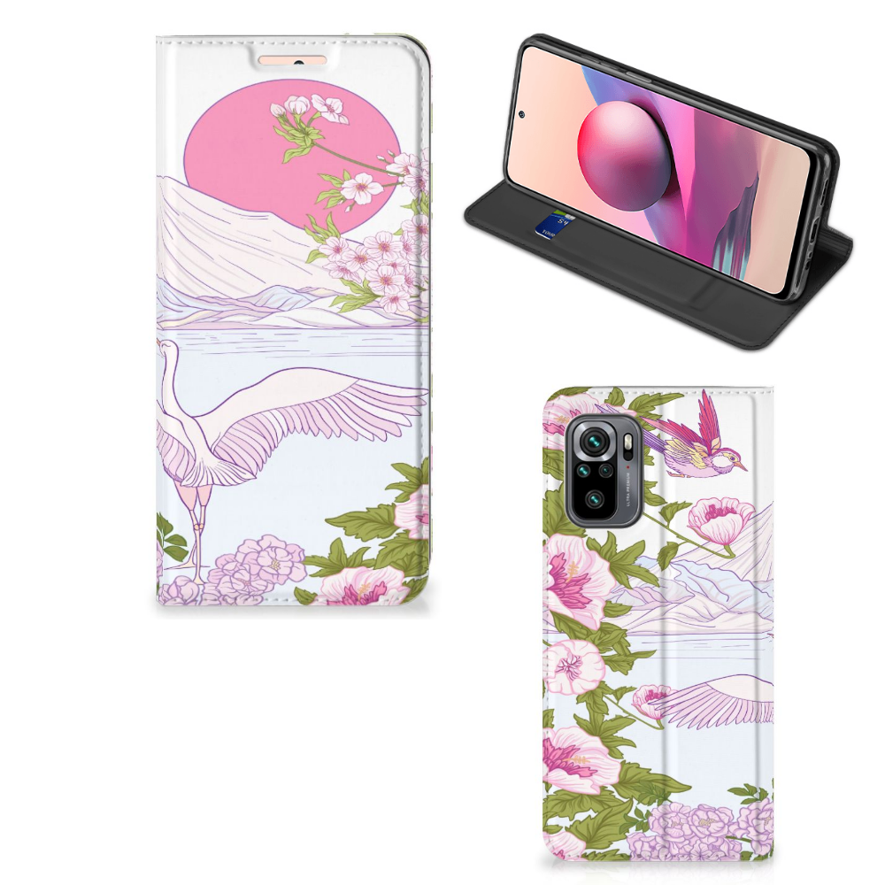 Xiaomi Redmi Note 10 4G | 10S | Poco M5s Hoesje maken Bird Standing - B2C Telecom
