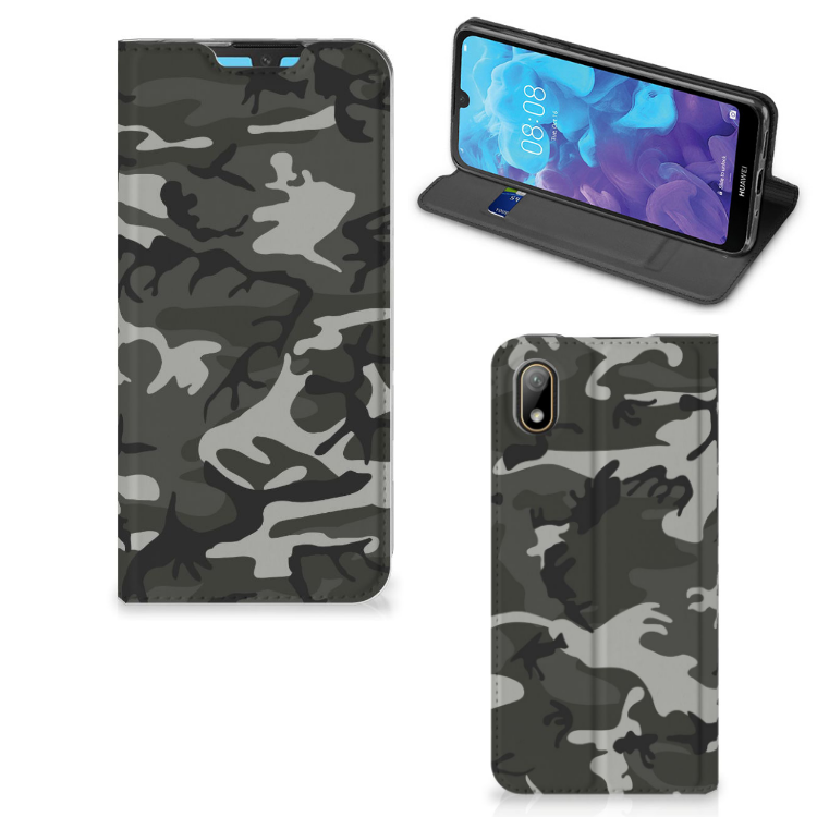 Huawei Y5 (2019) Hoesje met Magneet Army Light - B2C Telecom