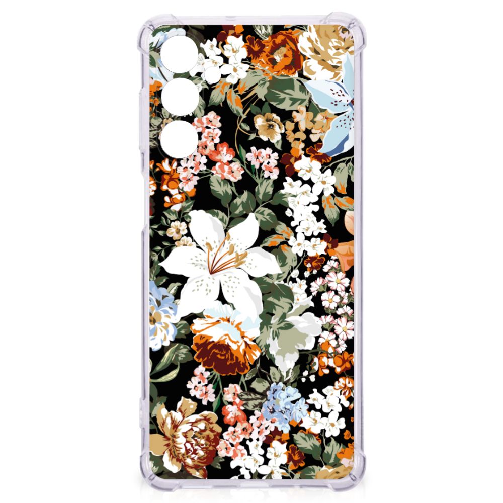 Case voor Samsung Galaxy M54 Dark Flowers B2C Telecom