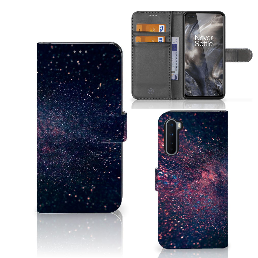 OnePlus Nord Book Case Stars
