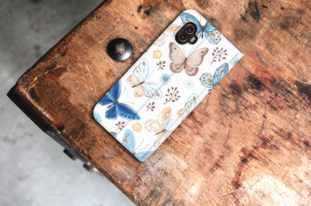 Hoesje maken voor Samsung Galaxy Xcover 6 Pro Vlinder - B2C Telecom
