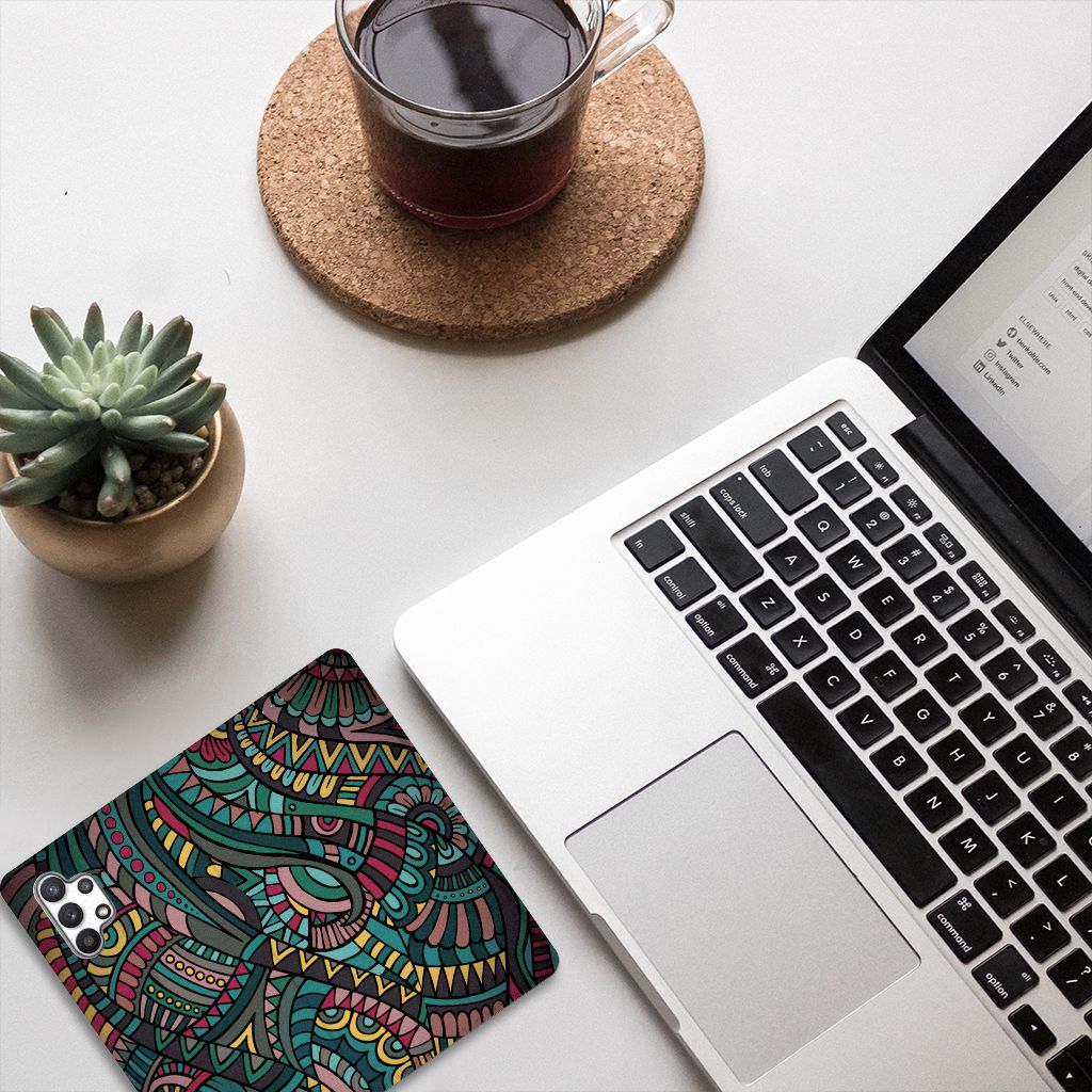 Samsung Galaxy A32 4G | A32 5G Enterprise Editie Hoesje met Magneet Aztec - B2C Telecom