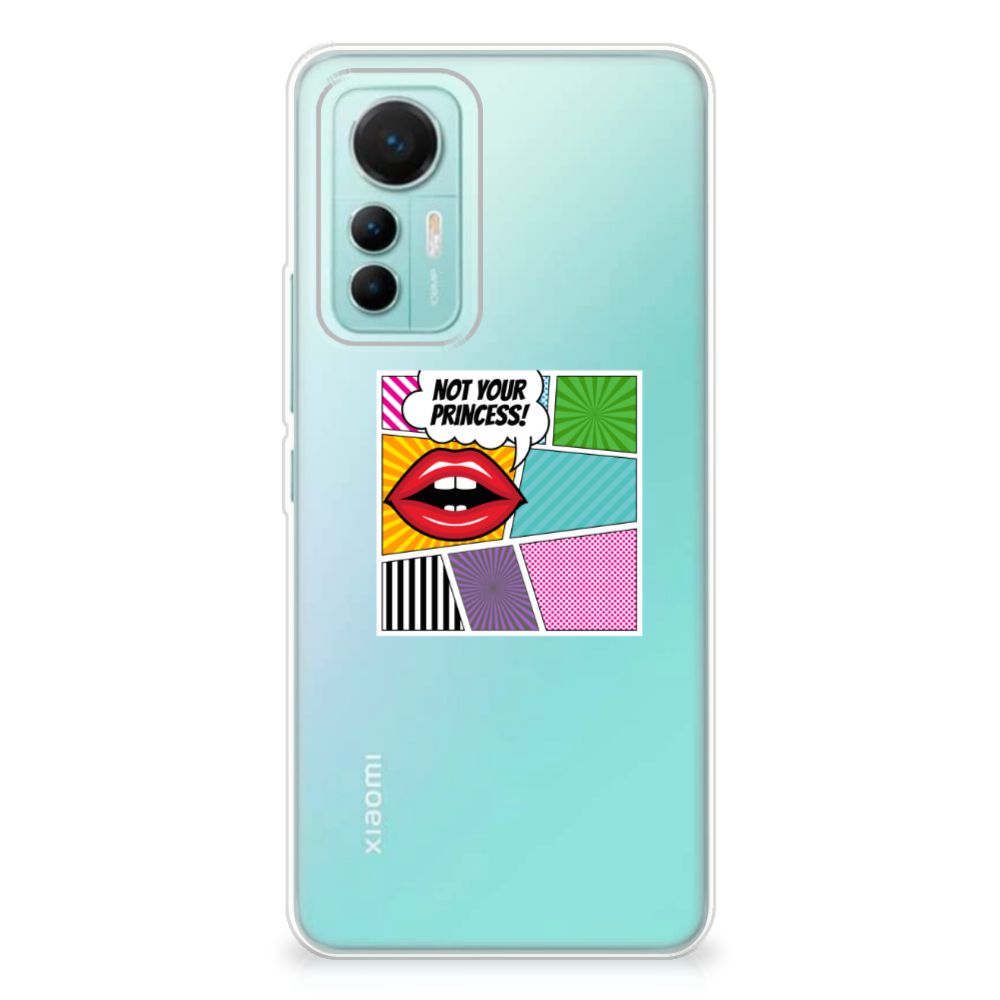 Xiaomi 12 Lite Silicone Back Cover Popart Princess B2C Telecom