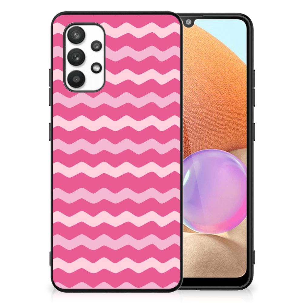 Samsung Galaxy A32 4G | A32 5G Enterprise Editie Back Case Waves Pink B2C Telecom