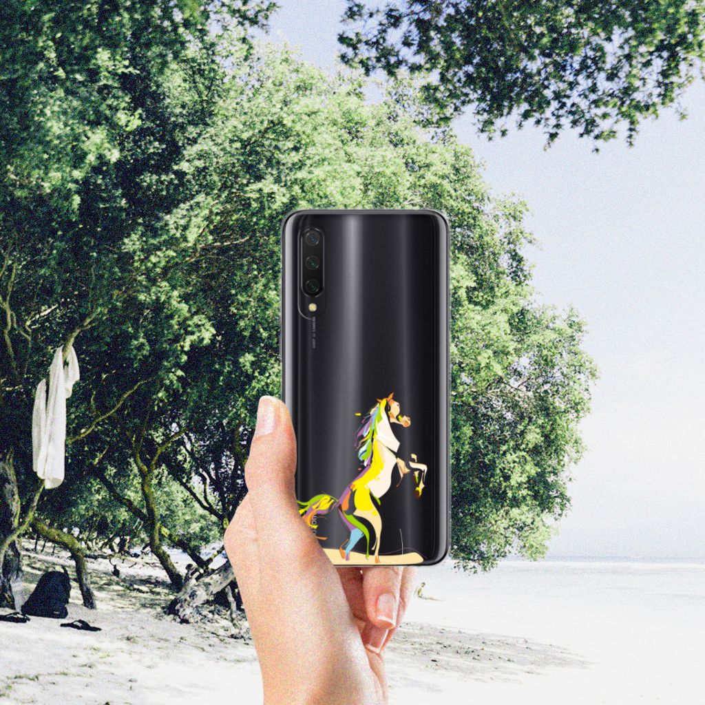 Xiaomi Mi 9 Lite Telefoonhoesje met Naam Horse Color B2C Telecom