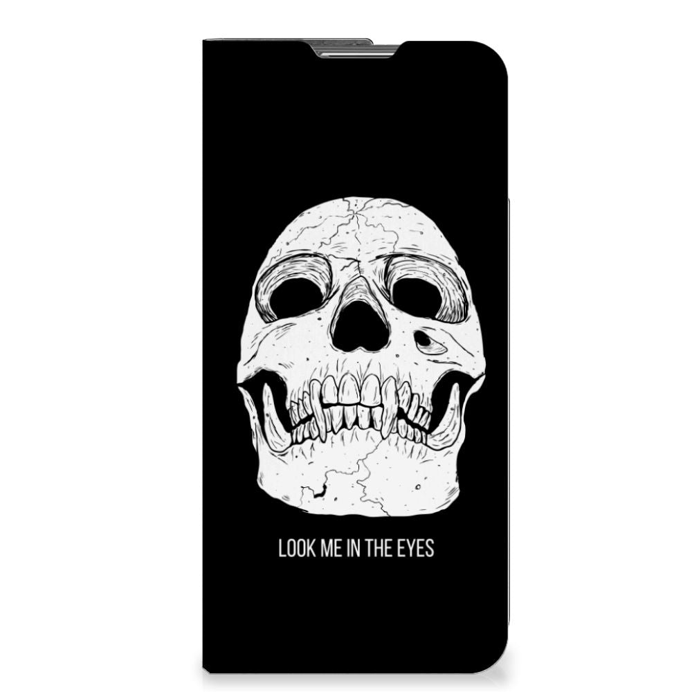 Mobiel BookCase OPPO Find X5 Pro Skull Eyes - B2C Telecom
