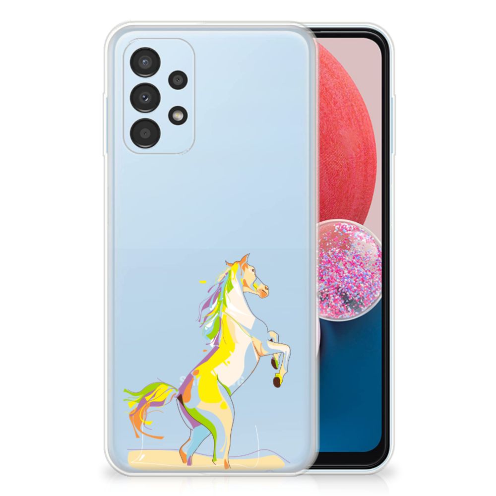 Samsung Galaxy A13 4G Telefoonhoesje met Naam Horse Color B2C Telecom