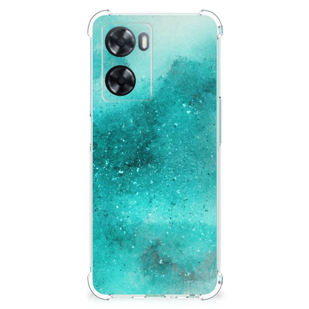 Back Cover OPPO A57 | A57s | A77 4G Painting Blue B2C Telecom