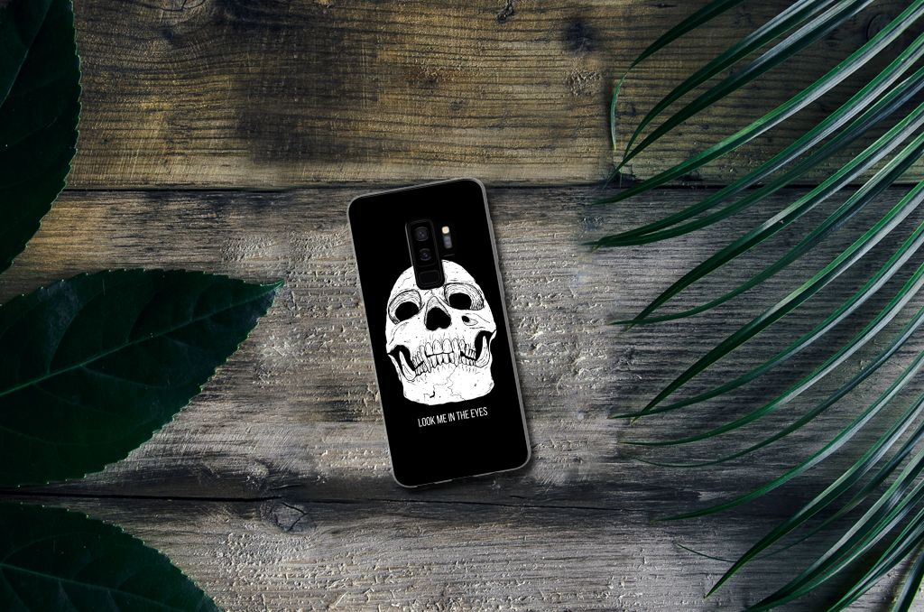 Silicone Back Case Samsung Galaxy S9 Plus Skull Eyes