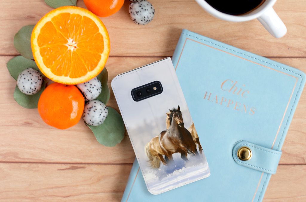 Samsung Galaxy S10e Hoesje maken Paarden