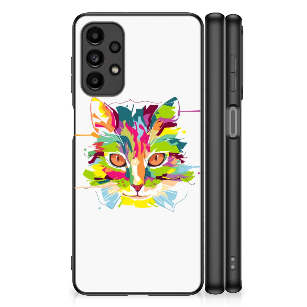 Samsung Galaxy A13 4G Hoesje Cat Color